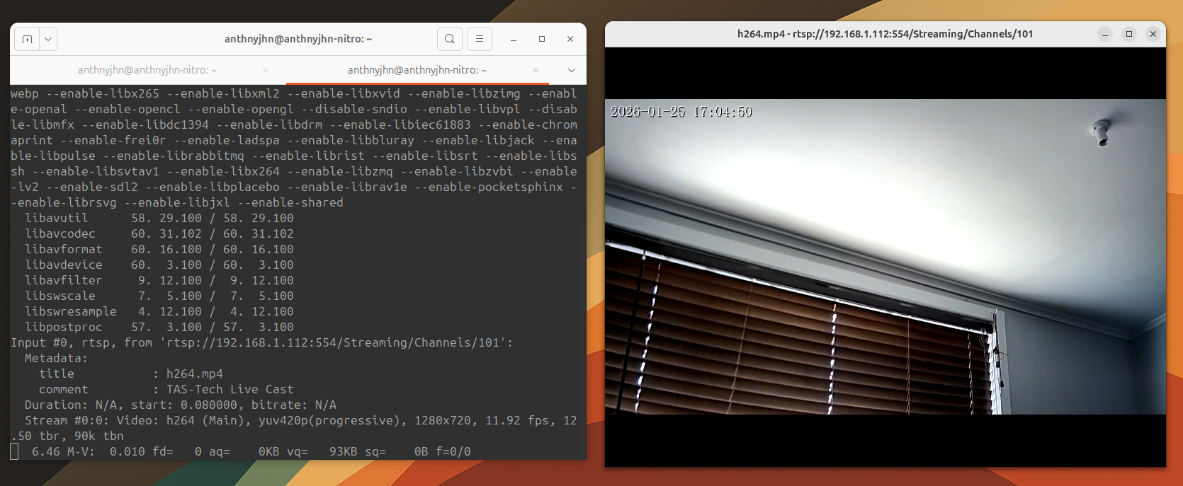 Camera Video Feed